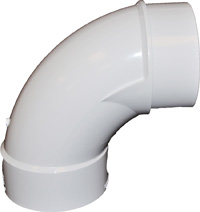 PVC 90 ST EL 1/4BND LT HXSPG3 Image